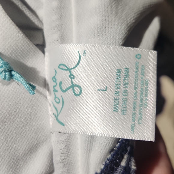 Kona Sol  Bandeau Flounce High Coverage One Piece Swimsuit - Picture 11 of 13